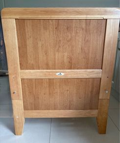 Babylo Wooden Cot with Mattress