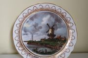 ARKLOW  Plate. 'Shoreline Landscape with Mill Scene '