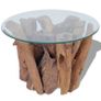 Coffee Table Solid Teak Driftwood 60 cm Image 5