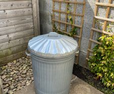 Galvanised Steel Bin