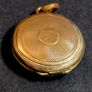 Antique Victorian Blue Enamel ANCHOR Mourning Locket Hair c.1840 Image 7