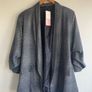 Pixie Daisy open style blazer metallic effect size 14 Image 5