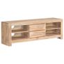 TV Cabinet Solid Acacia Wood 120x30x40 cm Light Brown Image 8