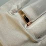 Silver Green Tourmaline Ring in Rose Gold Overlay Sterling Silver. Image 9