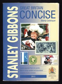 2013 Great Britain Stanley Gibbons Concise Stamp Catalogue in colour 418 pages.