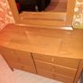 Wooden dresser table Image 2