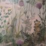 Vintage Botanical Print on Board - Chalk Grassland Image 3