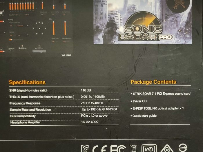 Asus Strix Soar soundcard for sale....