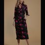 NEW_Dove Maxi Dress in Black/Pink/Red Poppy Flowers Image 7