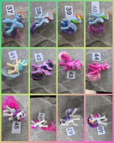 1e Each - Selection 4 - McDonalds Toys MLP G4 My Little Pony