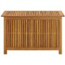 Garden Storage Box 90x50x106 cm Solid Acacia Wood Image 3