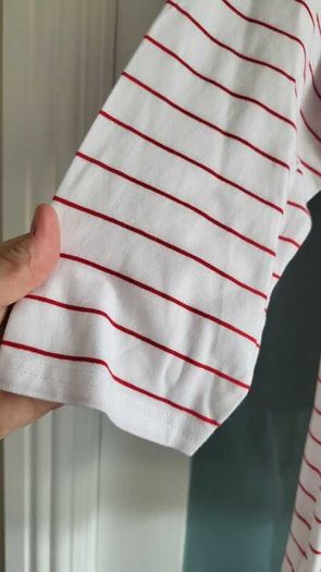 Nutmeg red and white striped Sz 16 (Fit 14-16UK)