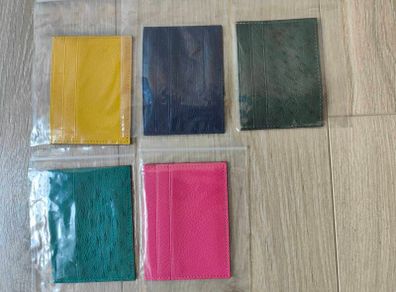 Genuine leather card holders