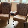 2 Queen Anne Wing Back Chairs Image 3