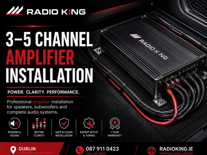 Channel Amplifier Installation Dublin | Professional Car Audio Upgrade