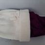 New child's white beanie hat and scarf tag attached Image 2