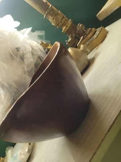 mid century teak wooden bowl
