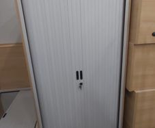 Tall Tambour Cabinet 196cm