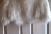 United Colours of Benetton White Faux Fur Jacket