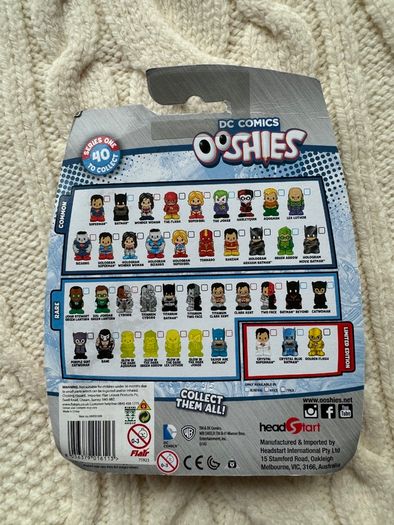 Ooshies DC Comics Pack Cyborg Superman Glow Dark new Please look at the pictures
