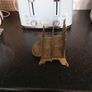 Antique Rococo brass letter holder Image 4