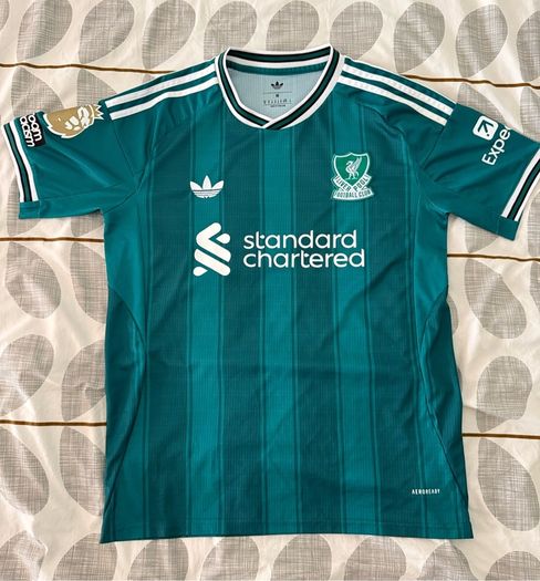 Liverpool 25/26 Adidas Third Kit Sea Green Size M