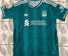 Liverpool 25/26 Adidas Third Kit Sea Green Size M