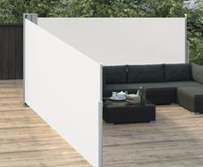 Retractable Side Awning Cream 100x1000 cm