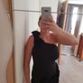 Mini Black Dress one shoulder Image 4