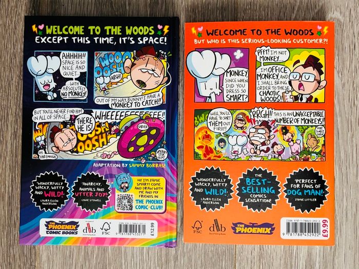 NEW Bunny vs Monkey Books
