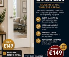 SPECIAL OFFER Deanta Shaker Clear Glass