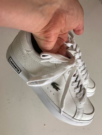 White Lacoste Runners