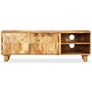 TV Cabinet Solid Mango Wood 118x35x40 cm Image 5