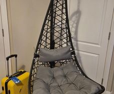 Egg chair & suitcase for sale