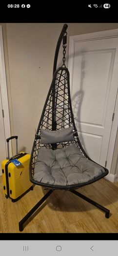 Egg chair & suitcase for sale
