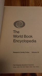 The World Book Encyclopaedia 26 volumes