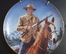Franklin Mint Limited Edition John Wayne Decorative Plate