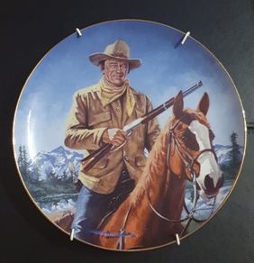 Franklin Mint Limited Edition John Wayne Decorative Plate
