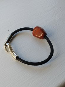 A beautiful bracelet with a natural stone.