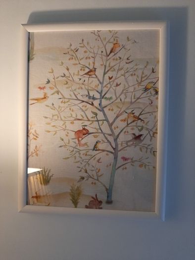 Woodland Themed Picture For Childs Nursery