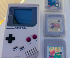Nintendo Gameboy DMG-01 IPS screen upgrade + 3 games
