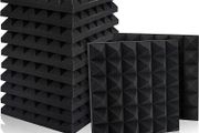 12 Pack Set Acoustic Foam Panels, Studio Wedge Tiles, 2" X 12" X 12" Acoustic Foam Sound Absorption Pyramid Studio Treatment Wall Panels (FREE SHIPPING)