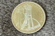 This is a German 10 Deutsche Mark (DM) silver commemorative coin issued in 1997 to mark the 100th anniversary of the diesel engine