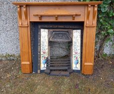 Vintage Fireplace, 54 inches
