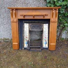 Vintage Fireplace, 54 inches