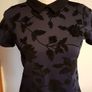 Size 8 Navy and Black Top Image 3