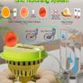 Incubators for Hatching Eggs,12 Egg Incubator with Automatic Egg Turning and Humidity Control,Egg Candler,Air Vent,360  Viewing for Chicken,Quail Eggs,Ideal for Farm,Classroom,Home Image 4