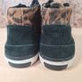womens CLARKS ACELEY ZIP HI TOP SUEDE trainers runners leopard print  Size UK 8 D EU 42 converse style (AT2) Image 6