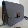 Leather Grey Crossbody Bag Image 3
