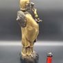 Antique / Vintage Chinese Bronze Immortal Wise Man Figurine Image 6